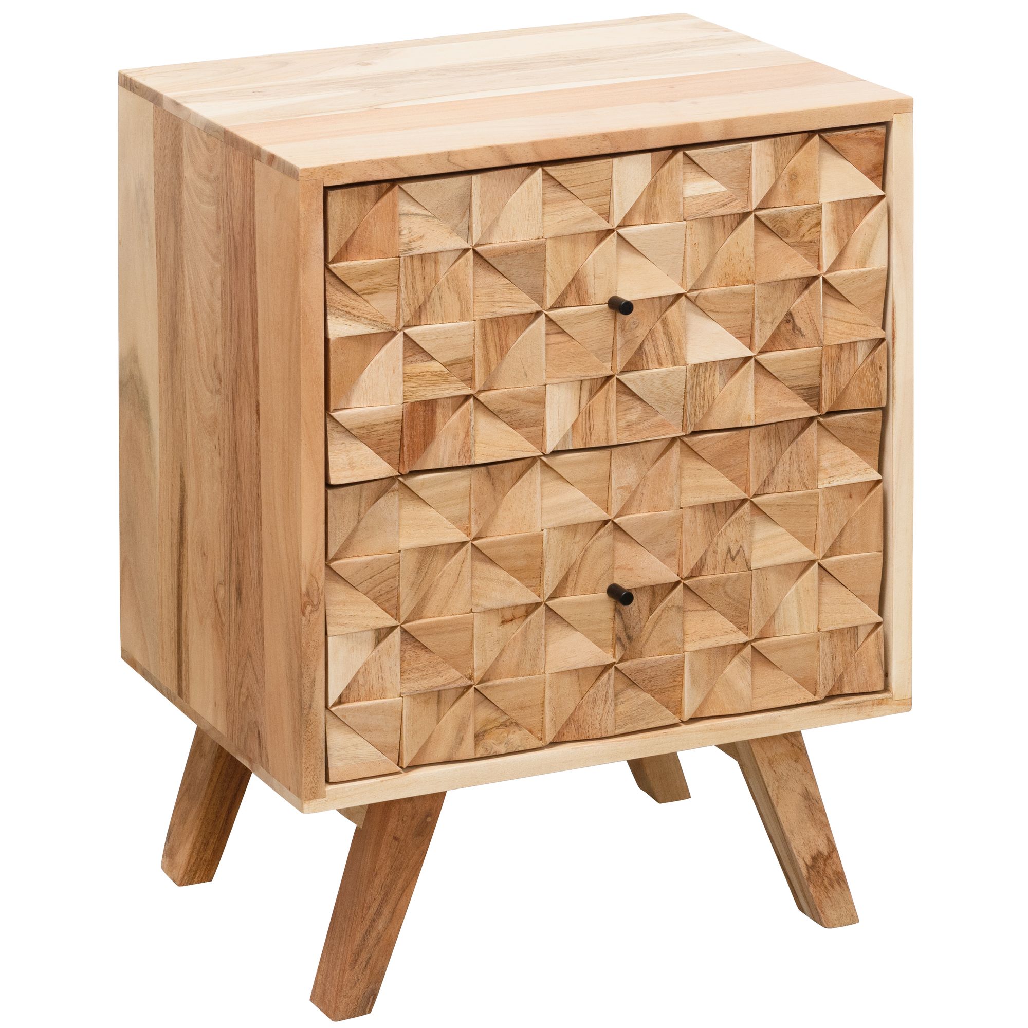 Wohnling nachtkonsole rewa nachttisch boxspringbett nachtkästchen holz massiv