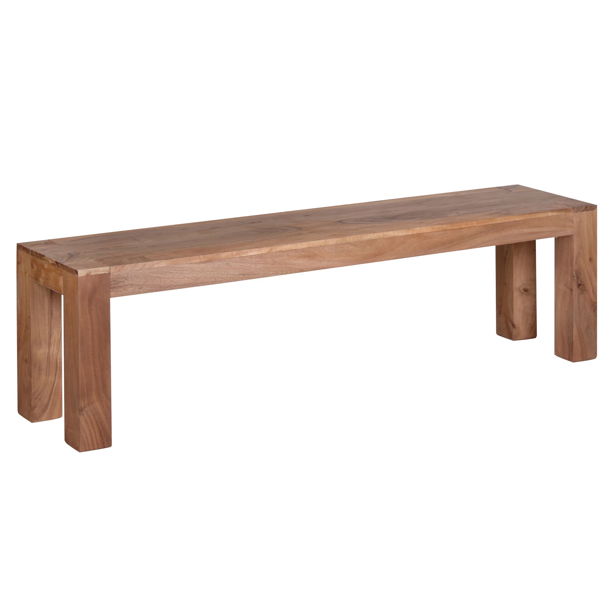 Wohnling akazie massivholz esszimmer sitzbank mumbai bank 160 x 35 cm esszimmerbank