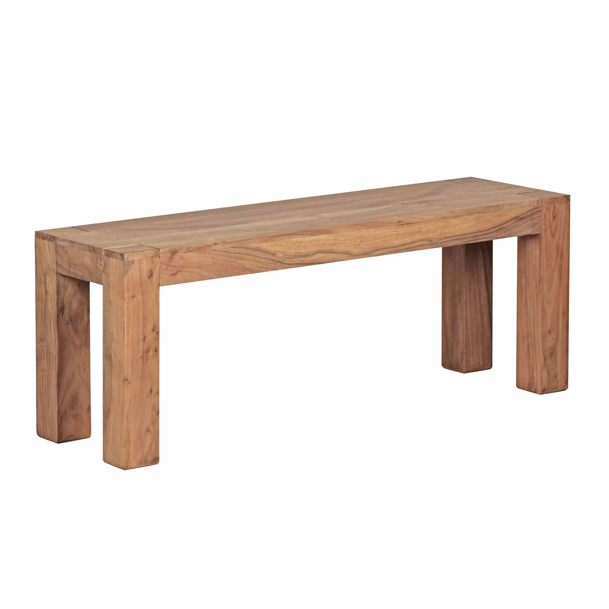 Wohnling akazie massivholz esszimmer sitzbank mumbai bank 120 x 35 cm esszimmerbank