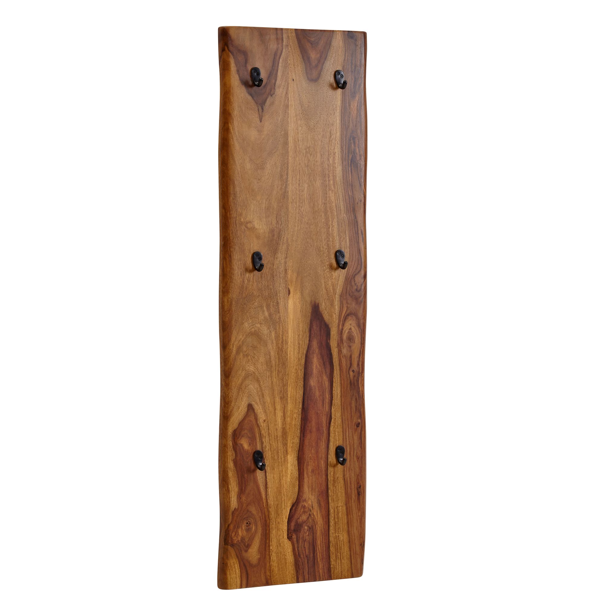 Wohnling wandgarderobe holz metall 140 cm garderobe flur hakenleiste massivholz