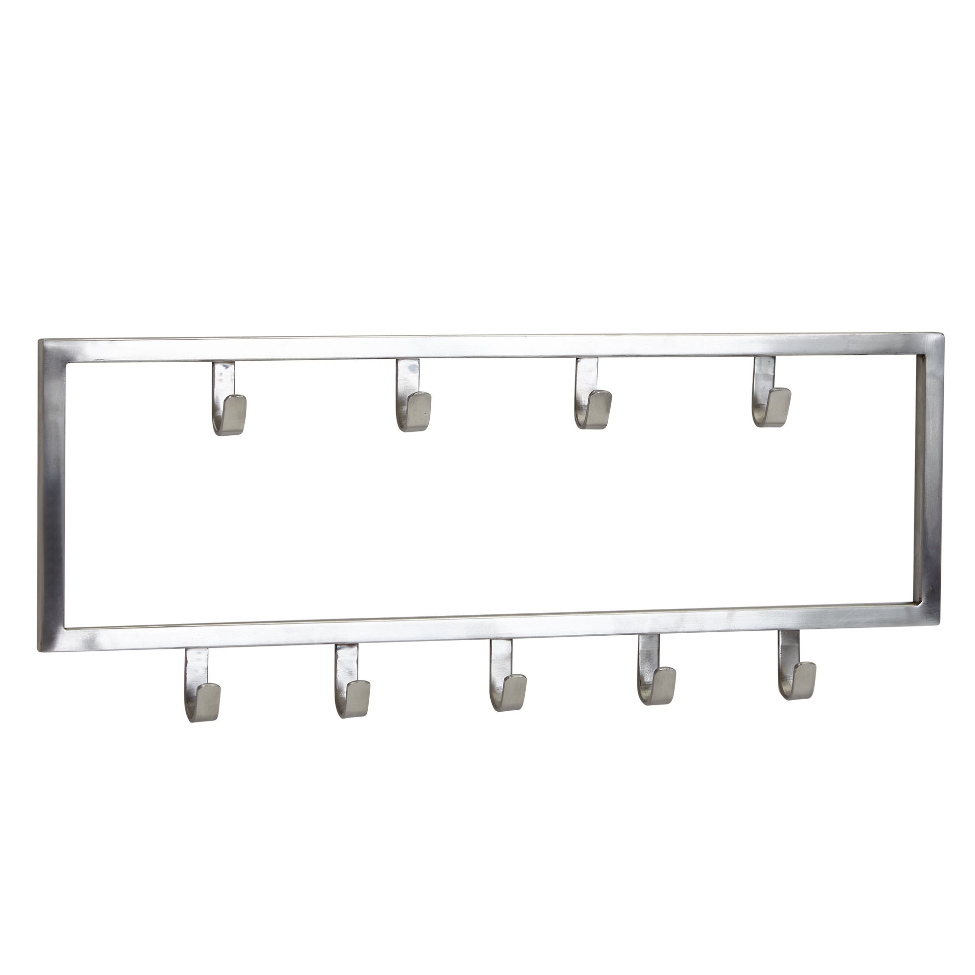 Wohnling wandgarderobe garderobe metall 50 cm silber flur hakenleiste paneel