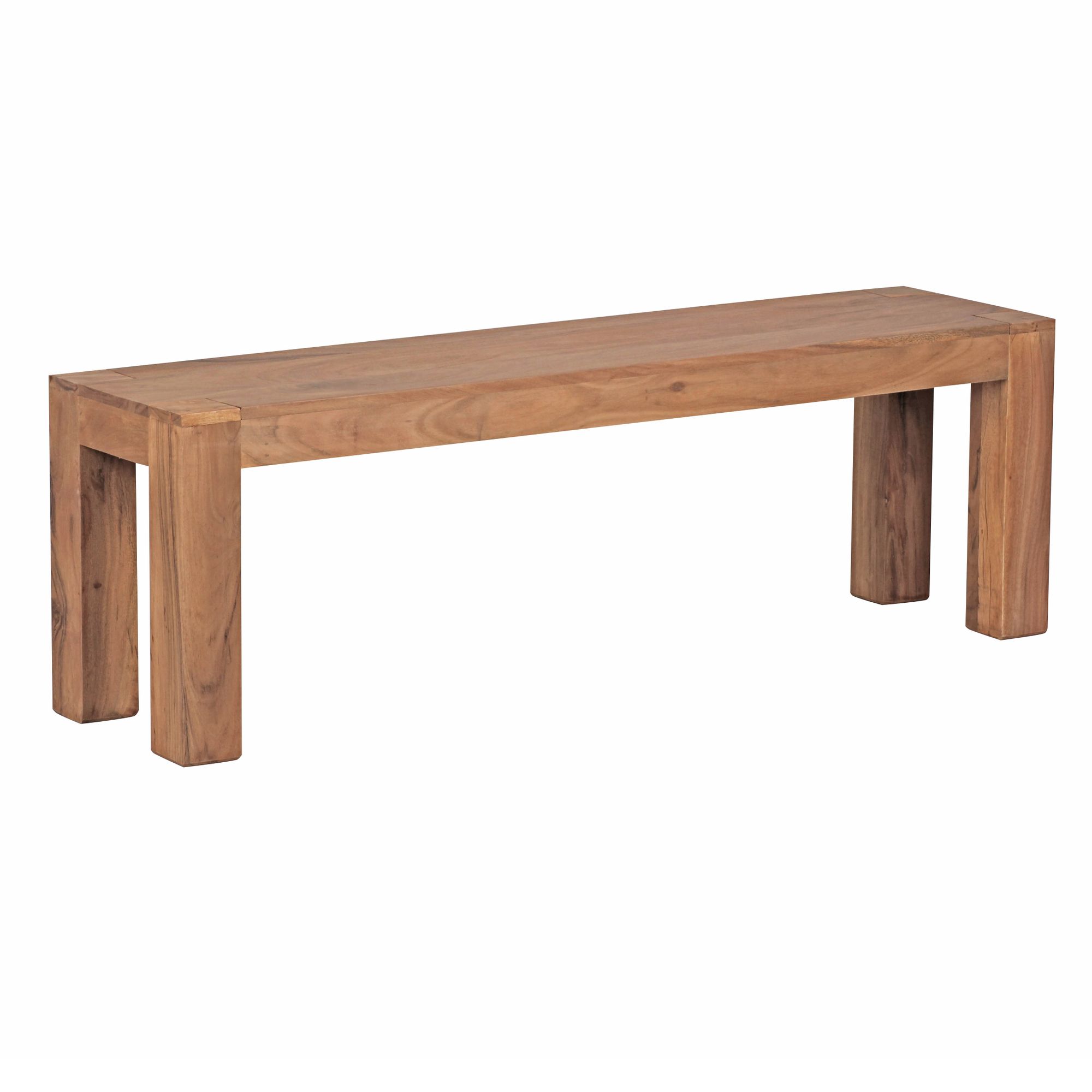 Wohnling akazie massivholz esszimmer sitzbank mumbai bank 140 x 35 cm esszimmerbank