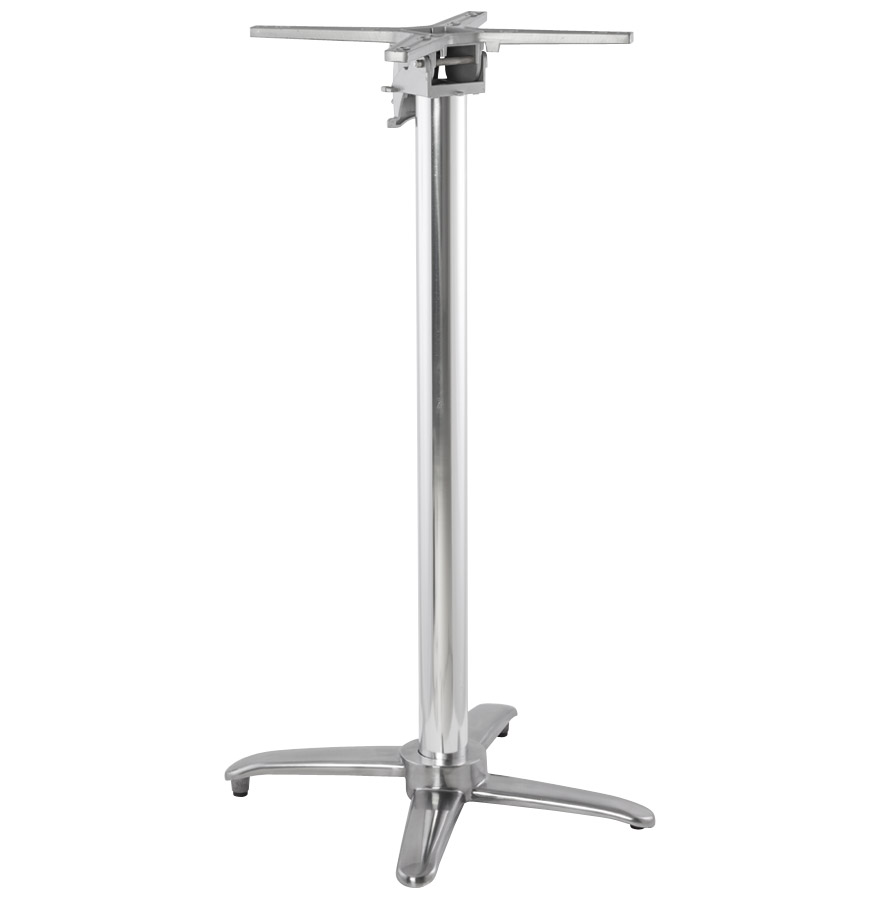 Alterego Tischgestell PRATIK Ausführung 110cm Höhe Farbe Aluminium