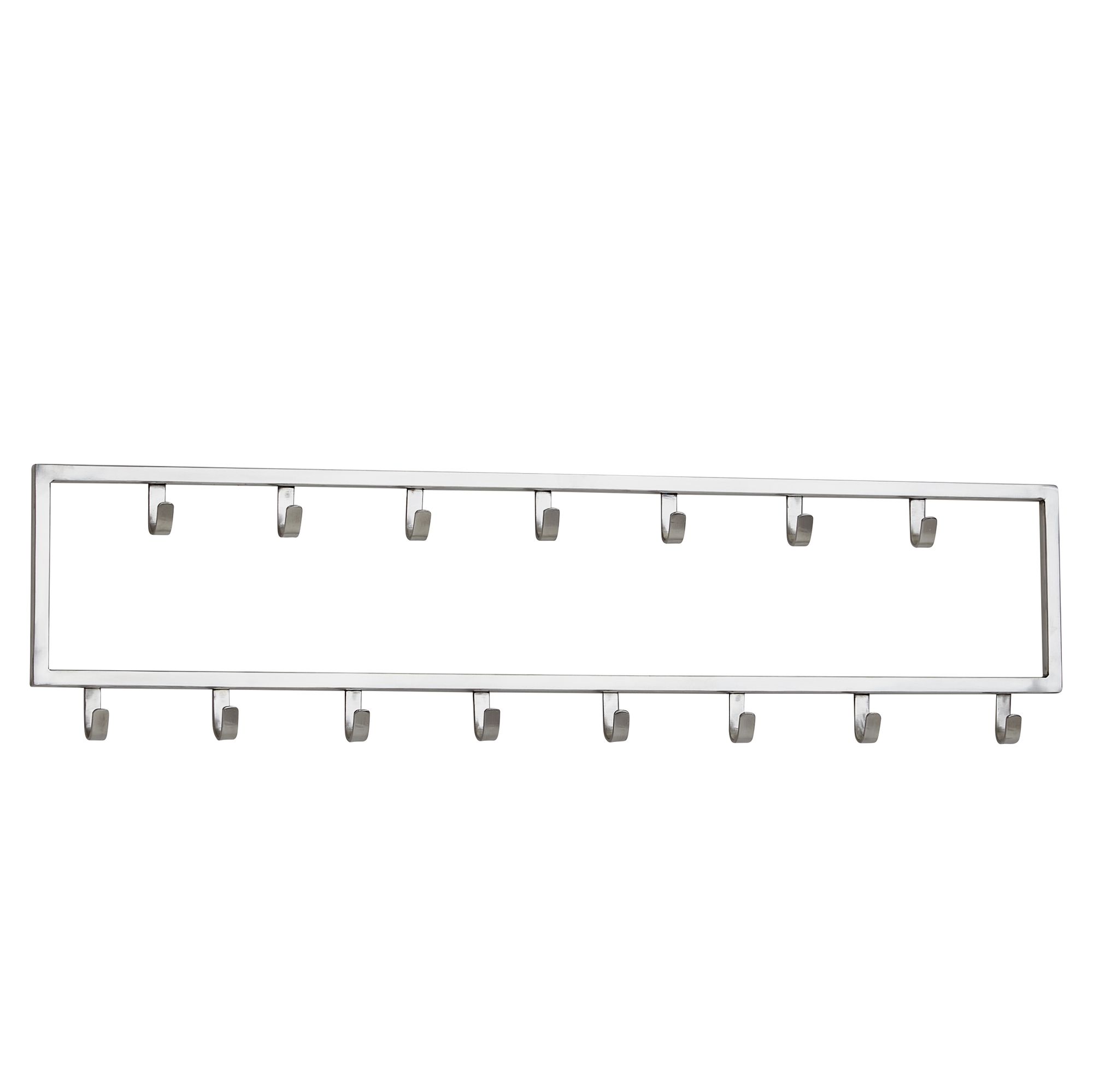 Wohnling wandgarderobe garderobe metall 80 cm silber flur hakenleiste paneel