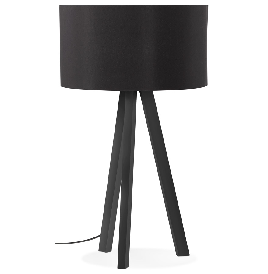 Alterego Tischleuchte SPRING MINI Gestellfarbe Schwarz Farbe Schwarz